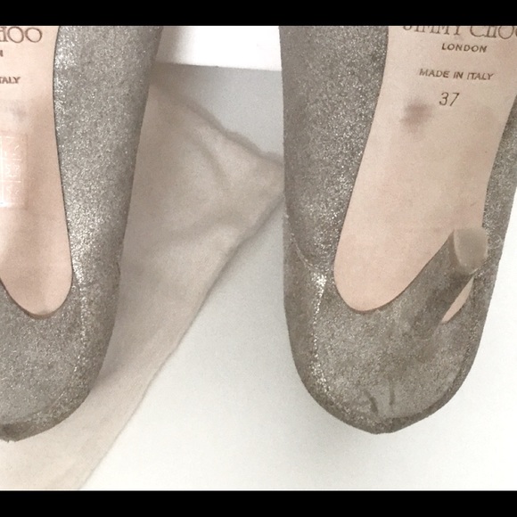 JIMMY CHOO Peep toe ankle booties - Picture 8 of 8